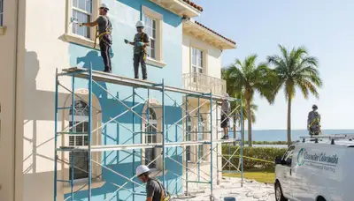 Painting crew in St Petersburg, FL providing professional interior and exterior painting services