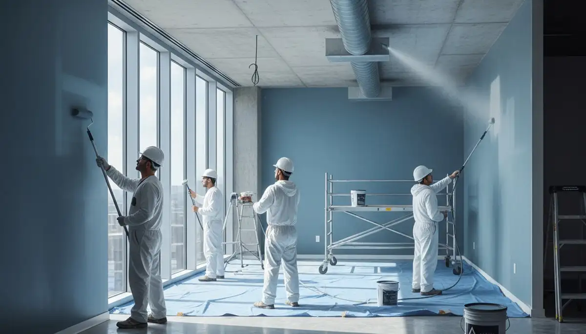 Commercial painting crew serving St Petersburg, FL with durable coatings for commercial properties