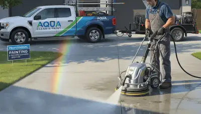 Concrete pressure cleaning in St Petersburg, FL for driveways, patios, and walkways