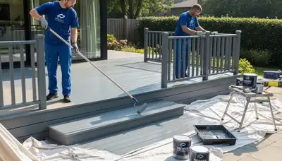 Deck painting service in St Petersburg, FL by St Petersburg Paint Pros