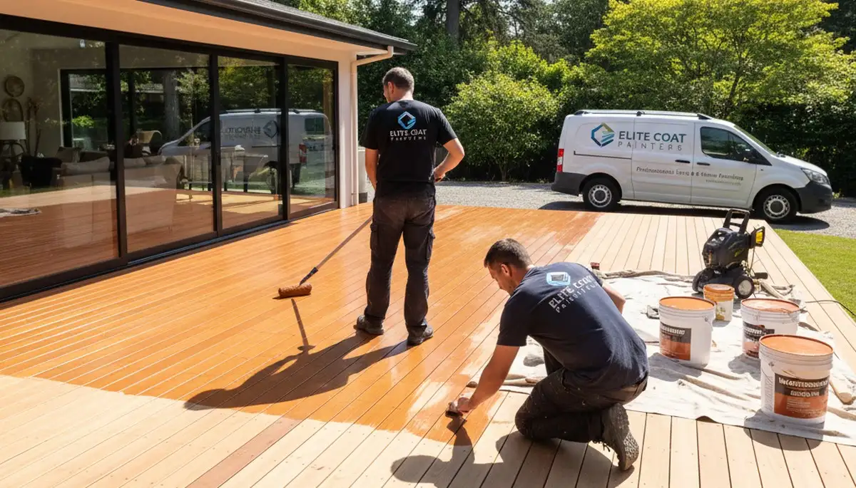 Deck painting service in St Petersburg, FL for durable protection against sun and salt air