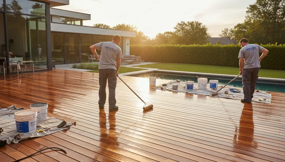 Professional deck sealing in St Petersburg, FL by St Petersburg Paint Pros