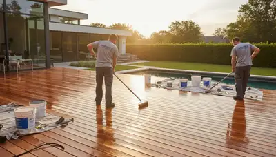 Professional deck sealing in St Petersburg, FL by St Petersburg Paint Pros