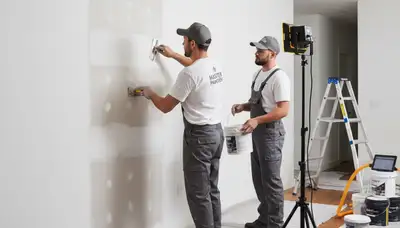 Drywall repair in St Petersburg, FL by St Petersburg Paint Pros fixing cracks and moisture damage