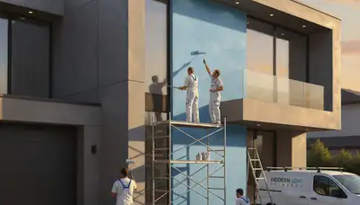 Exterior house painting in St Petersburg, FL by St Petersburg Paint Pros with coastal coating application