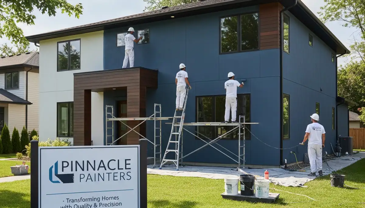 Exterior house painting in St Petersburg, FL by St Petersburg Paint Pros using durable coastal coatings