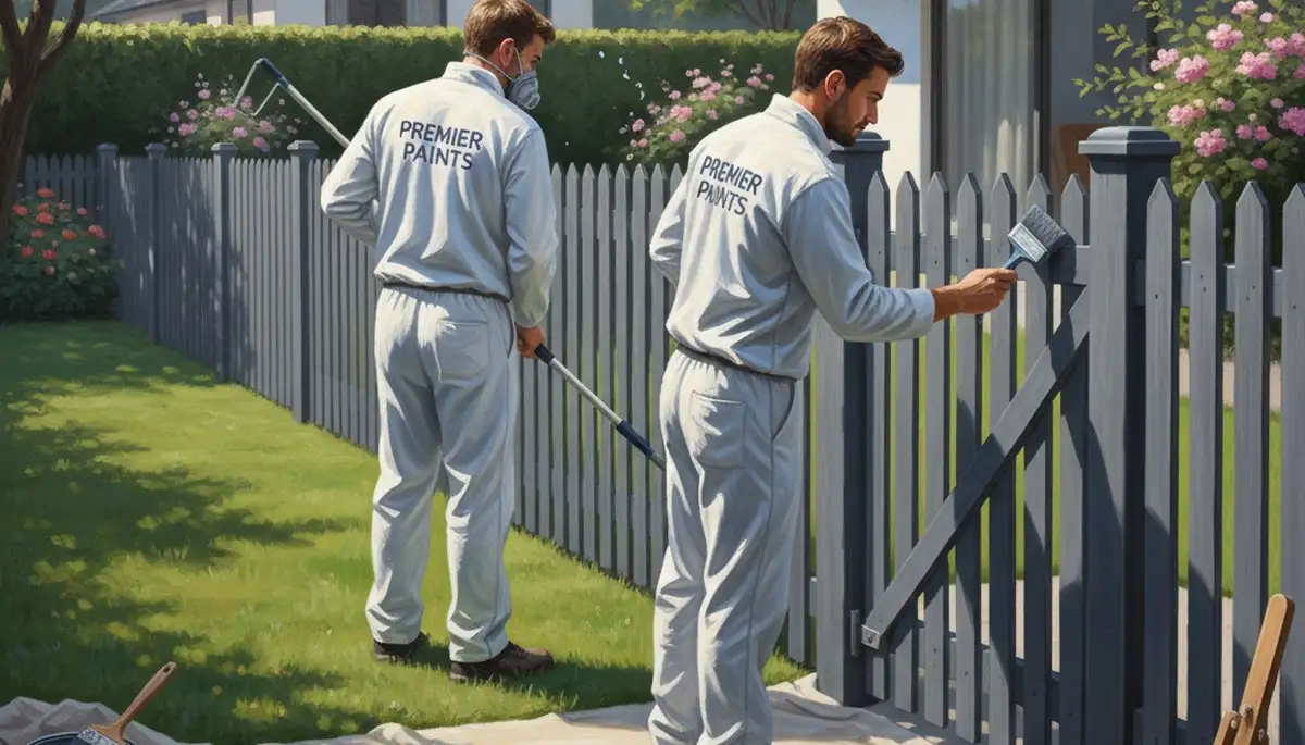 Fence painting in St Petersburg, FL for durable salt-air and sun protection