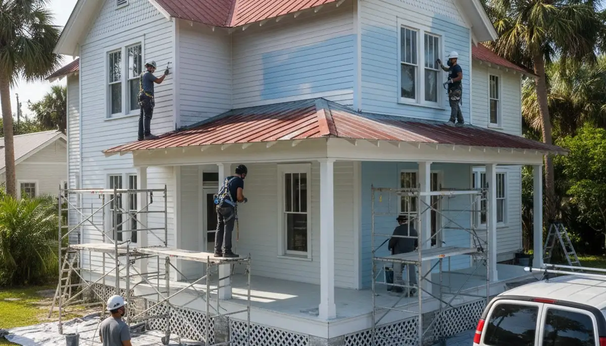 Professional painters in St Petersburg, FL providing residential and commercial painting services