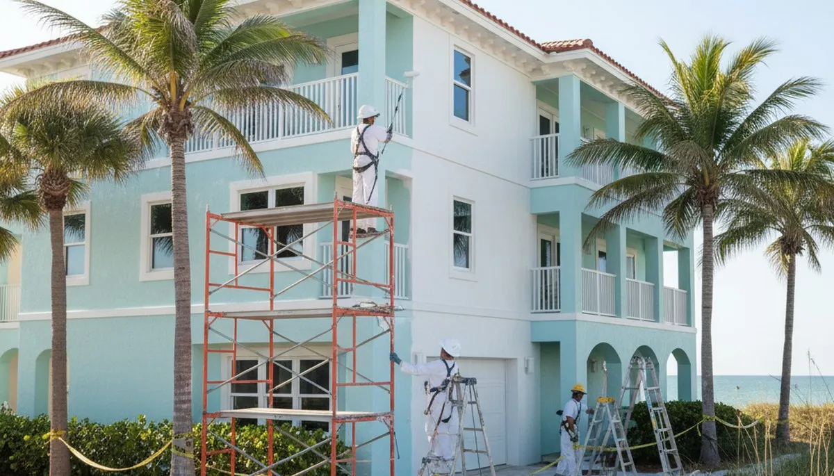 Painting contractors in St Petersburg, FL providing professional interior and exterior painting services