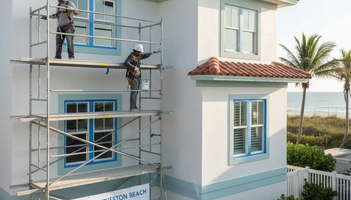 Painting contractor in St Petersburg, FL providing professional interior and exterior painting services
