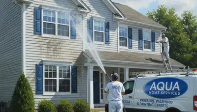 Vinyl siding pressure cleaning in St Petersburg, FL for salt, mildew, and coastal grime removal