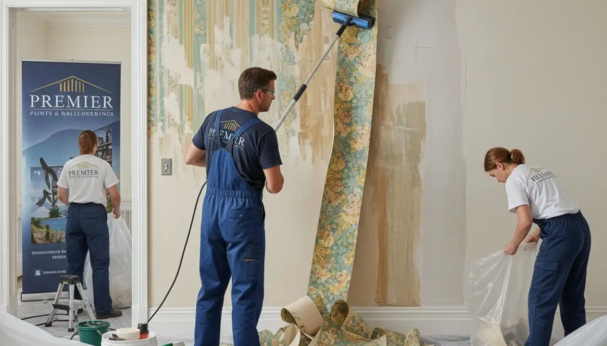 Professional wallpaper removal in St. Petersburg, FL by St Petersburg Paint Pros